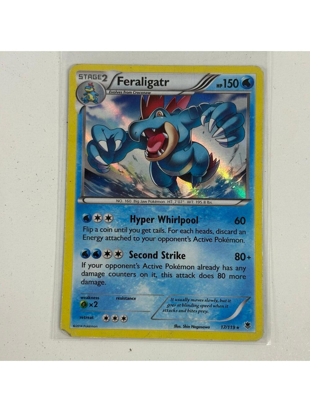 Pokemon Feraligatr 17/119 Holo Rare XY-Phantom Forces